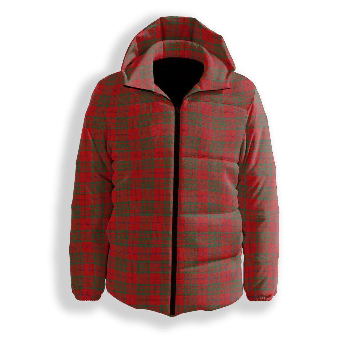ScotsTee Shop Scottish McAlister of Glenbarr Modern Premium Tartan Down Jacket Winter White Duck Down Plaid