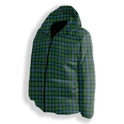 ScotsTee Shop Scottish McLeod of Skye Ancient Premium Tartan Down Jacket Winter White Duck Down Plaid