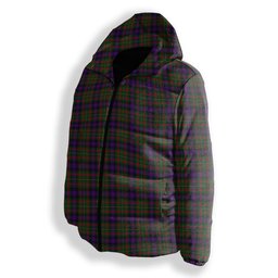 ScotsTee Shop Scottish MacLaren Regent Premium Tartan Down Jacket Winter White Duck Down Plaid