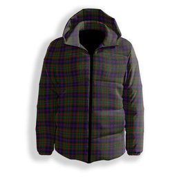 ScotsTee Shop Scottish MacLaren Regent Premium Tartan Down Jacket Winter White Duck Down Plaid