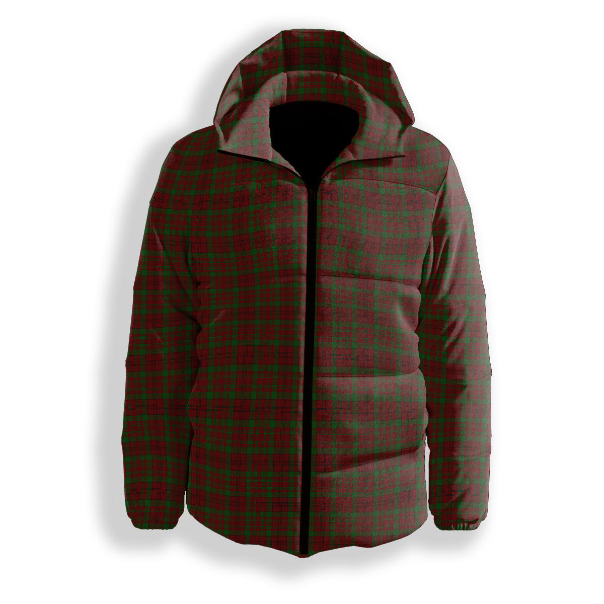 ScotsTee Shop Scottish MacDonell of Keppoch 3 Premium Tartan Down Jacket Winter White Duck Down Plaid