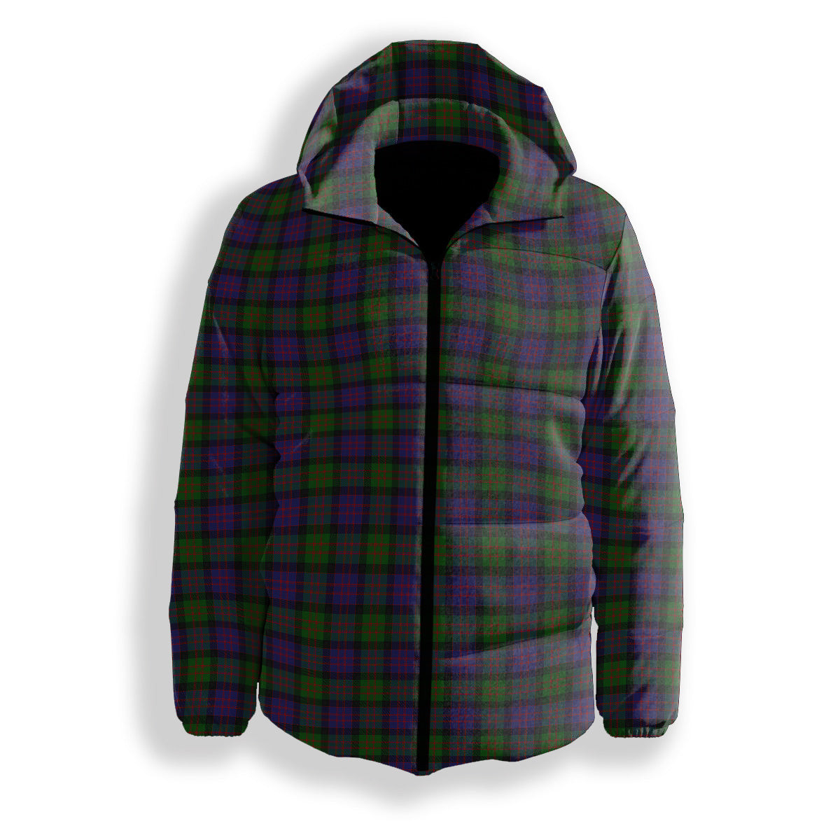 ScotsTee Shop Scottish MacBrayne Premium Tartan Down Jacket Winter White Duck Down Plaid