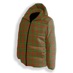 ScotsTee Shop Scottish MacDonald of Kingsburgh Ancient Premium Tartan Down Jacket Winter White Duck Down Plaid