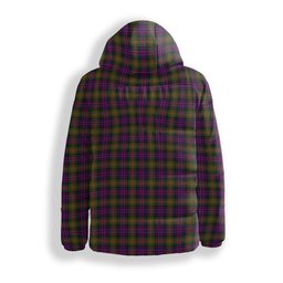 ScotsTee Shop Scottish MacDonnell of Glengarry Modern Premium Tartan Down Jacket Winter White Duck Down Plaid
