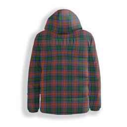 ScotsTee Shop Scottish Rattray of Lude Ancient Premium Tartan Down Jacket Winter White Duck Down Plaid