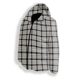 ScotsTee Shop Scottish McFarlane Black White Modern Premium Tartan Down Jacket Winter White Duck Down Plaid