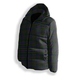 ScotsTee Shop Scottish Murray of Atholl Modern Premium Tartan Down Jacket Winter White Duck Down Plaid