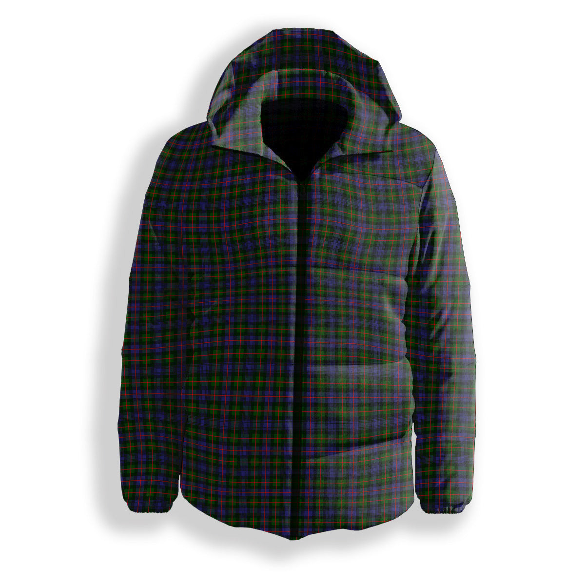 ScotsTee Shop Scottish Murray of Atholl Modern Premium Tartan Down Jacket Winter White Duck Down Plaid