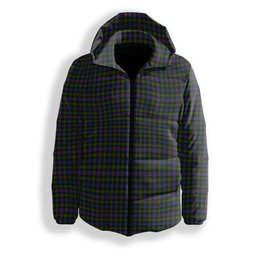 ScotsTee Shop Scottish Murray of Atholl Modern Premium Tartan Down Jacket Winter White Duck Down Plaid