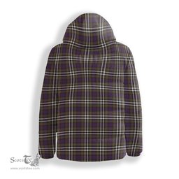 ScotsTee Shop Scottish McDonell of Glengarry Dress Modern Premium Tartan Down Jacket Winter White Duck Down Plaid
