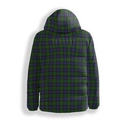 ScotsTee Shop Scottish Ogilvie of Inverarity VS 2 Premium Tartan Down Jacket Winter White Duck Down Plaid