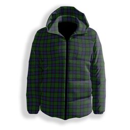 ScotsTee Shop Scottish Ogilvie of Inverarity VS 2 Premium Tartan Down Jacket Winter White Duck Down Plaid