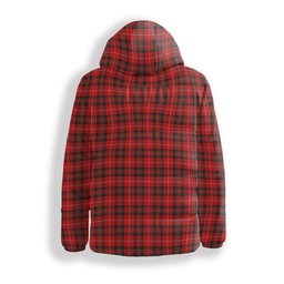 ScotsTee Shop Scottish Stuart Of Bute Modern Premium Tartan Down Jacket Winter White Duck Down Plaid