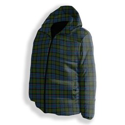 ScotsTee Shop Scottish Newlands of Lauriston Premium Tartan Down Jacket Winter White Duck Down Plaid