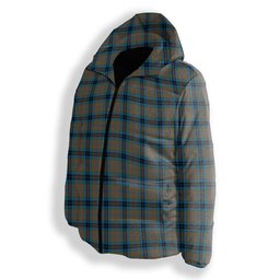 ScotsTee Shop Scottish Thompson Society Hunting Ancient Premium Tartan Down Jacket Winter White Duck Down Plaid