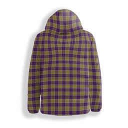 ScotsTee Shop Scottish Sheena Christie Commemorative Premium Tartan Down Jacket Winter White Duck Down Plaid