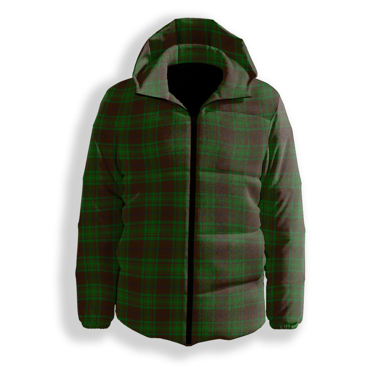 ScotsTee Shop Scottish McAlister of Glenbarr Hunting Premium Tartan Down Jacket Winter White Duck Down Plaid