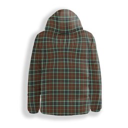 ScotsTee Shop Scottish Thompson Society Hunting Modern Premium Tartan Down Jacket Winter White Duck Down Plaid