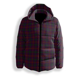 ScotsTee Shop Scottish Montgomrie or Montgomery of Eglinton Premium Tartan Down Jacket Winter White Duck Down Plaid