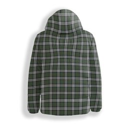 ScotsTee Shop Scottish McLaren Dress Premium Tartan Down Jacket Winter White Duck Down Plaid
