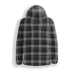 ScotsTee Shop Scottish MacCallum Dress - TD Premium Tartan Down Jacket Winter White Duck Down Plaid