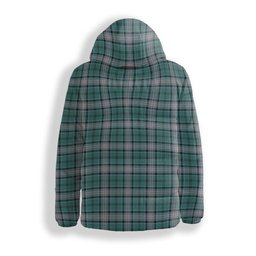 ScotsTee Shop Scottish Kelly of Sleat Hunting Modern Premium Tartan Down Jacket Winter White Duck Down Plaid