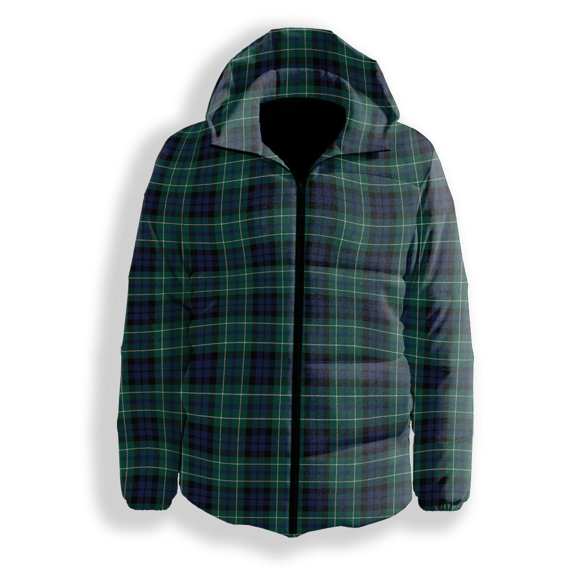 ScotsTee Shop Scottish McNeil of Colonsay Modern Premium Tartan Down Jacket Winter White Duck Down Plaid
