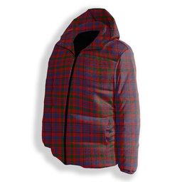 ScotsTee Shop Scottish Murray of Tullibardine Premium Tartan Down Jacket Winter White Duck Down Plaid