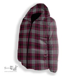 ScotsTee Shop Scottish Little of Morton Rigg Modern Premium Tartan Down Jacket Winter White Duck Down Plaid