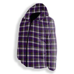 ScotsTee Shop Scottish MacDonald Dress Modern SC Premium Tartan Down Jacket Winter White Duck Down Plaid