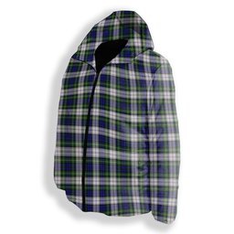 ScotsTee Shop Scottish Gordon Dress Modern Premium Tartan Down Jacket Winter White Duck Down Plaid