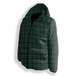 ScotsTee Shop Scottish Graham of Montrose Premium Tartan Down Jacket Winter White Duck Down Plaid