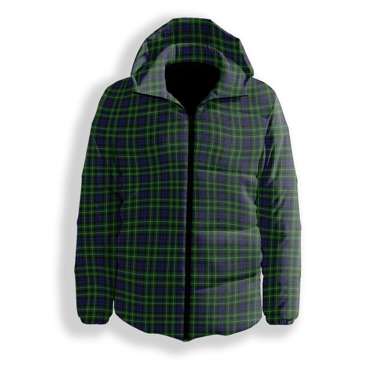 ScotsTee Shop Scottish Graham of Montrose Premium Tartan Down Jacket Winter White Duck Down Plaid
