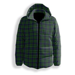 ScotsTee Shop Scottish Graham of Montrose Premium Tartan Down Jacket Winter White Duck Down Plaid