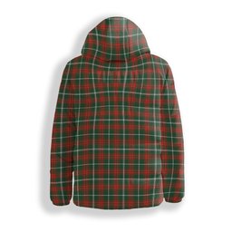 ScotsTee Shop Scottish Prince of Wales Premium Tartan Down Jacket Winter White Duck Down Plaid