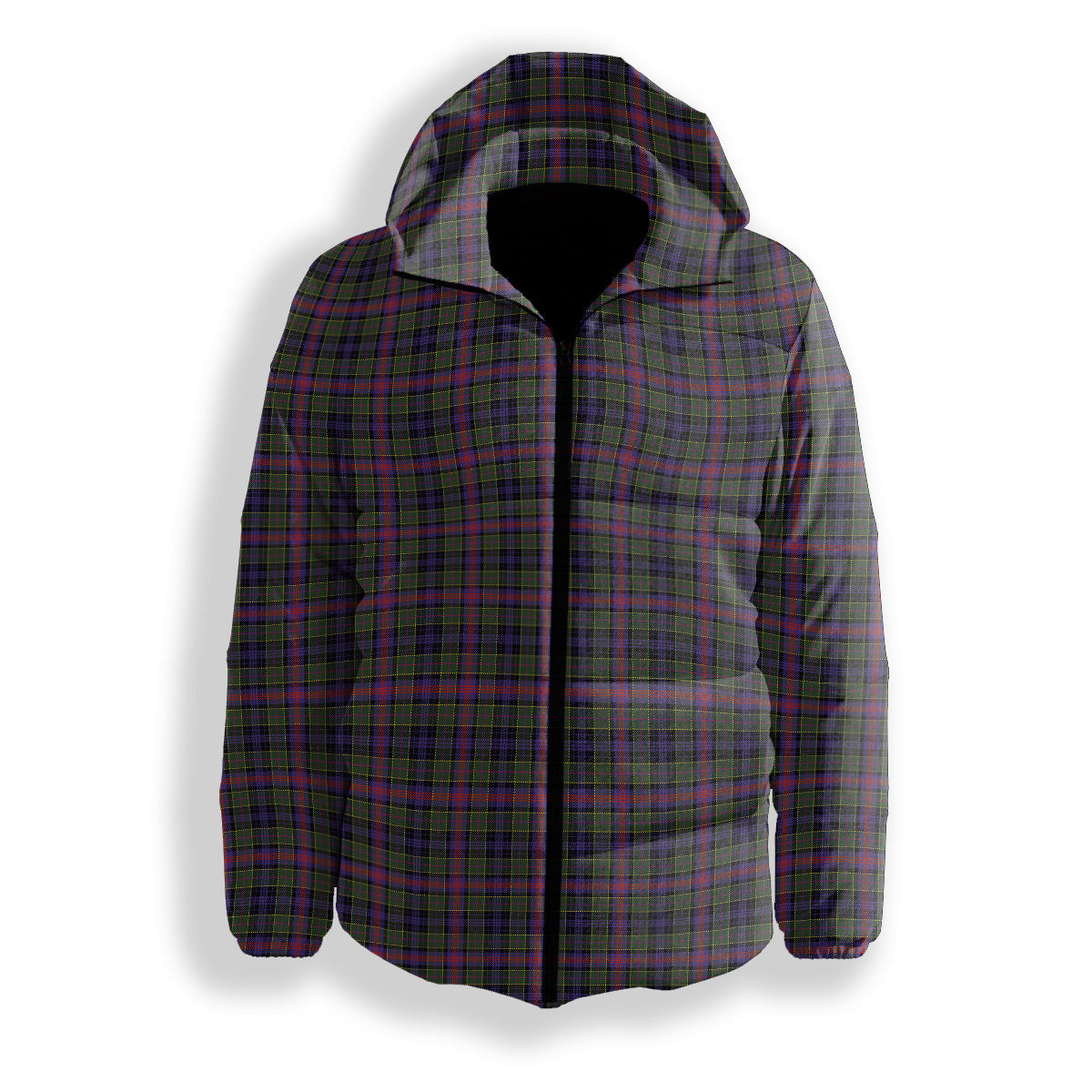 ScotsTee Shop Scottish Graham of Airth Modern Premium Tartan Down Jacket Winter White Duck Down Plaid