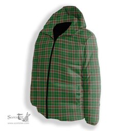 ScotsTee Shop Scottish Newfoundland Labrador Province Canada Ancient Premium Tartan Down Jacket Winter White Duck Down Plaid