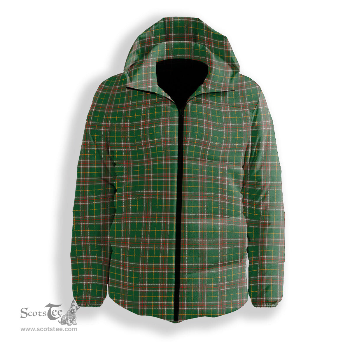 ScotsTee Shop Scottish Newfoundland Labrador Province Canada Ancient Premium Tartan Down Jacket Winter White Duck Down Plaid