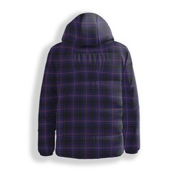 ScotsTee Shop Scottish MacIver of Strome Premium Tartan Down Jacket Winter White Duck Down Plaid