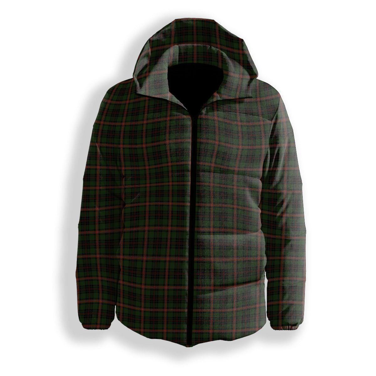ScotsTee Shop Scottish Pilette of Kinnear Premium Tartan Down Jacket Winter White Duck Down Plaid