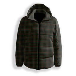 ScotsTee Shop Scottish Pilette of Kinnear Premium Tartan Down Jacket Winter White Duck Down Plaid
