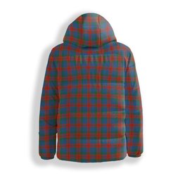 ScotsTee Shop Scottish Skene of Cromar Ancient Premium Tartan Down Jacket Winter White Duck Down Plaid