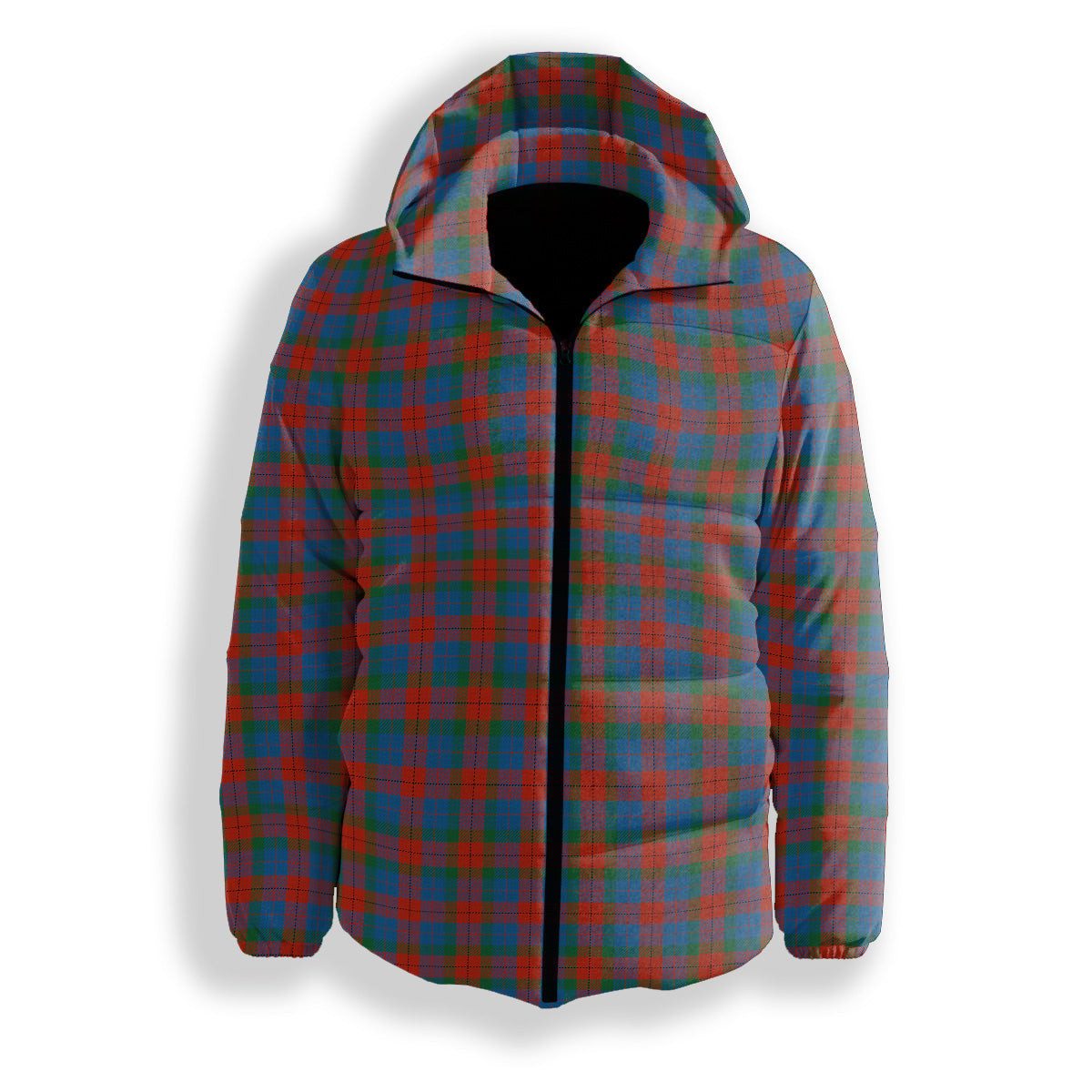 ScotsTee Shop Scottish Skene of Cromar Ancient Premium Tartan Down Jacket Winter White Duck Down Plaid