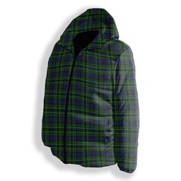 ScotsTee Shop Scottish Lloyd of Dolobran Premium Tartan Down Jacket Winter White Duck Down Plaid