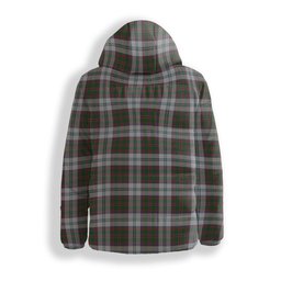 ScotsTee Shop Scottish Stewart of Appin Dress Premium Tartan Down Jacket Winter White Duck Down Plaid