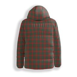 ScotsTee Shop Scottish Stewart of Appin Ancient Clan Premium Tartan Down Jacket Winter White Duck Down Plaid