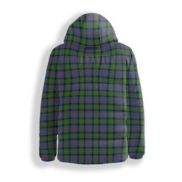 ScotsTee Shop Scottish MacLennan Ancient Premium Tartan Down Jacket Winter White Duck Down Plaid