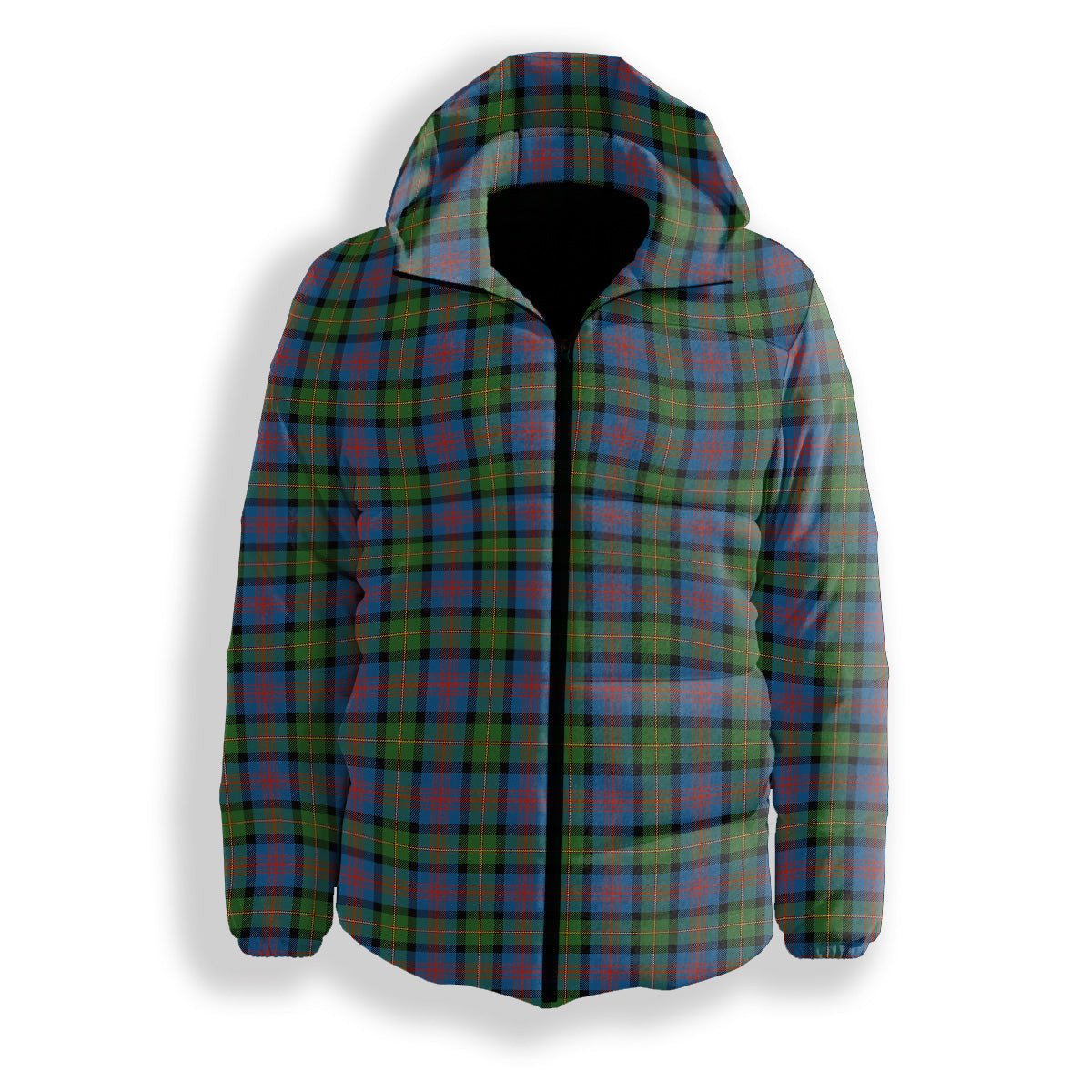ScotsTee Shop Scottish MacLennan Ancient Premium Tartan Down Jacket Winter White Duck Down Plaid