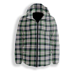 ScotsTee Shop Scottish McNachten Dress Modern Premium Tartan Down Jacket Winter White Duck Down Plaid