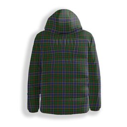 ScotsTee Shop Scottish Ogilvie Hunting 1 Premium Tartan Down Jacket Winter White Duck Down Plaid